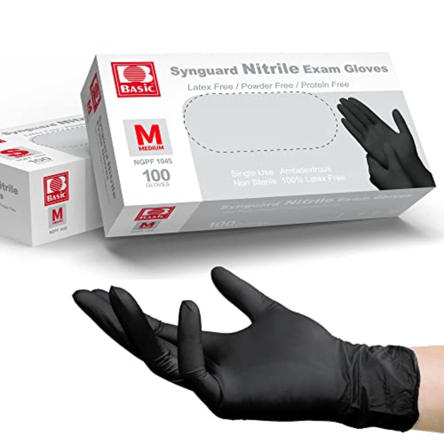 Exam Glove Nitrile - Tıbbi Siyah Nitril Muayene Eldivenleri -
