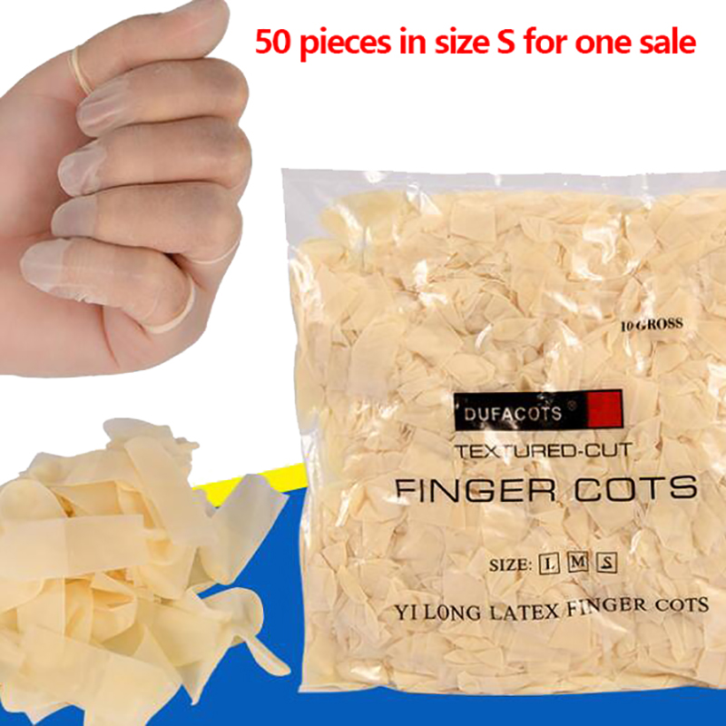 Latex Disposable Glove - Yeni 50 adet/paket Tek Kullanımlık Lateks
