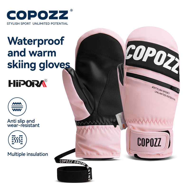 Ski Glove Waterproof - COPOZZ 3M Thinsulate Kayak Eldivenleri Kadın