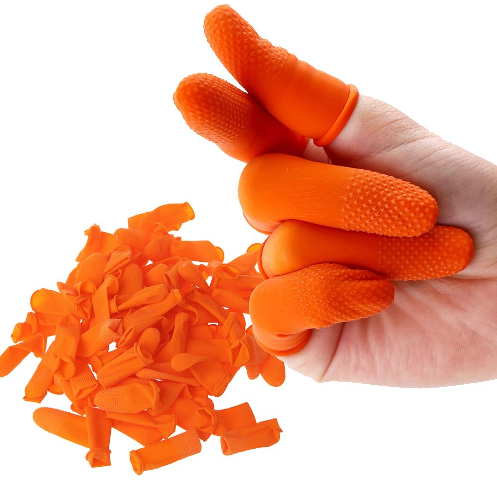 Rubber Glove Cleaning - 100 adet temizlik aksesuarları tırnak sanat