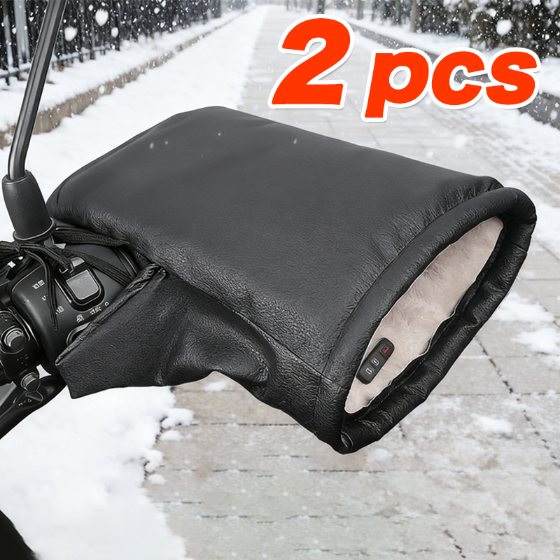 Gardening Glove Waterproof - Motosiklet gidonu manşonları rüzgar geçirmez kış