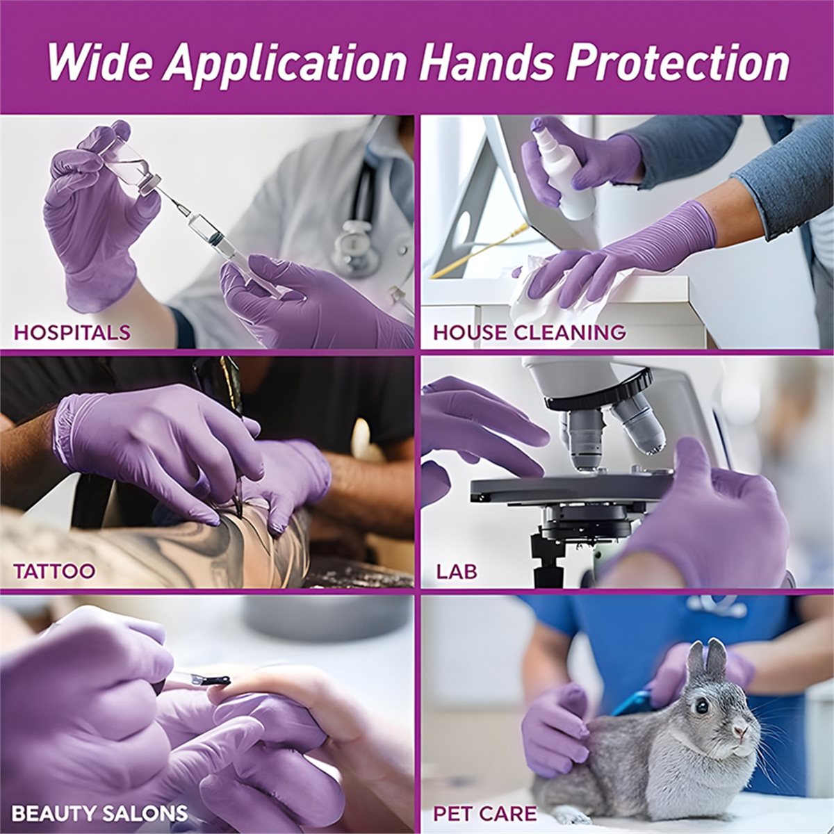 Exam Glove Nitrile - 2026 Yeni Ürün 100 Adet Nitril