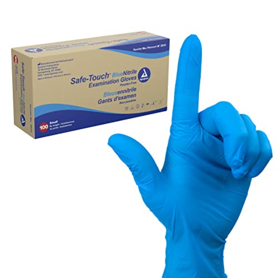 Exam Glove Nitrile - Safe-Touch Tek Kullanımlık Nitril Muayene Eldivenleri,