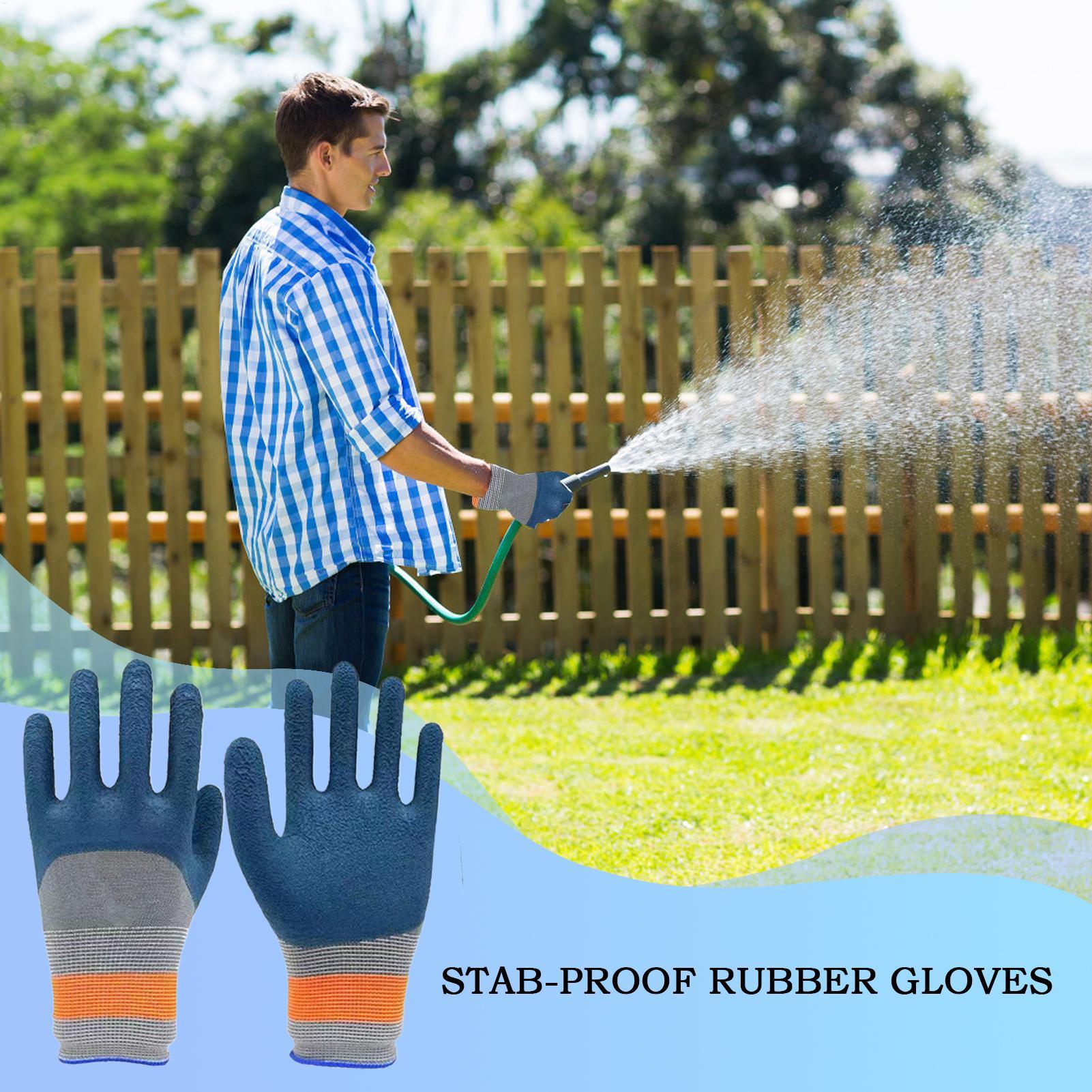 Gardening Glove Waterproof - Bahçe Eldivenleri Lateks Su Geçirmez Bahçıvanlık