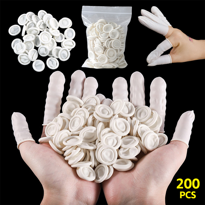 Latex Disposable Glove - 200 adet/torba Tek Kullanımlık Lateks Kauçuk
