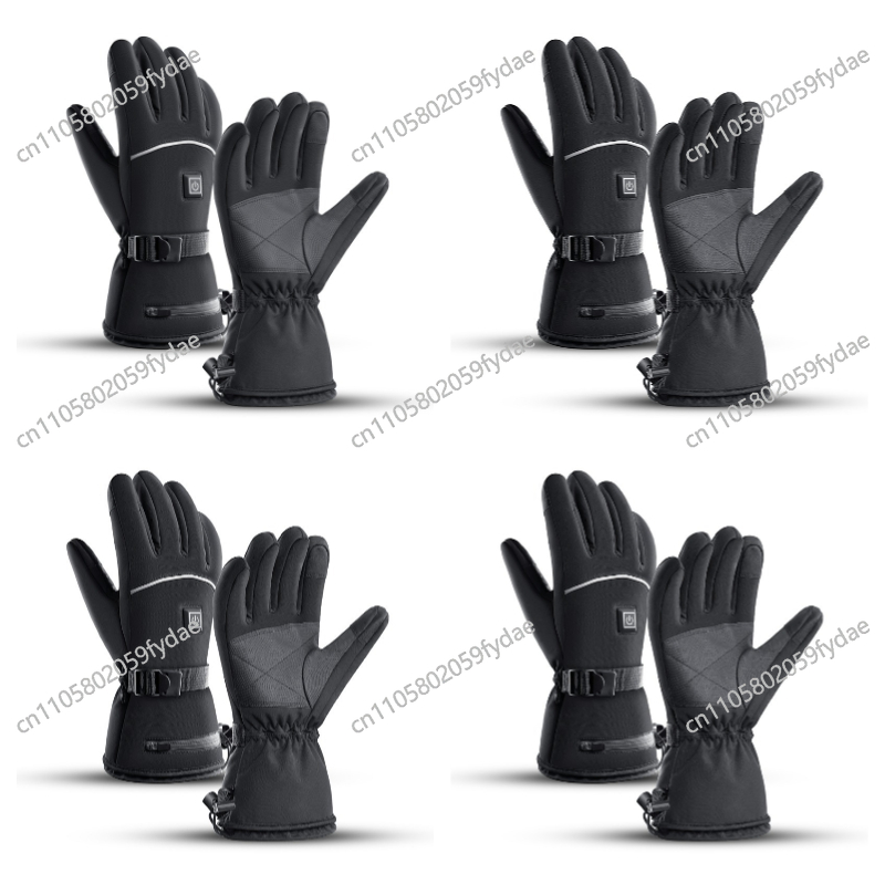 Winter Glove Insulated - Premium Yalıtımlı Deri Kayak Eldivenleri, Su