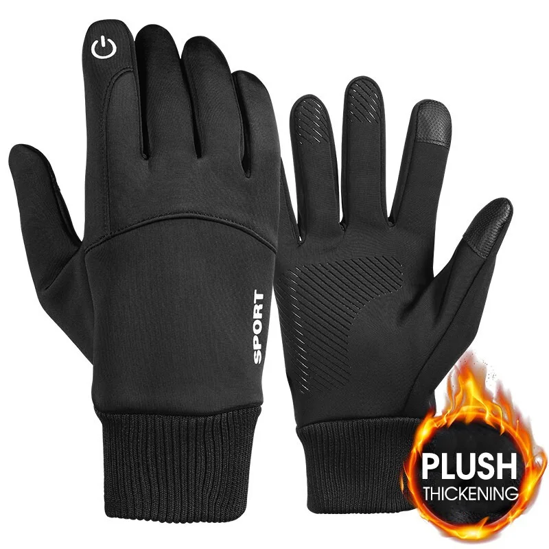 Ski Glove Waterproof - Motosiklet eldivenleri Guantes kış sıcak tam