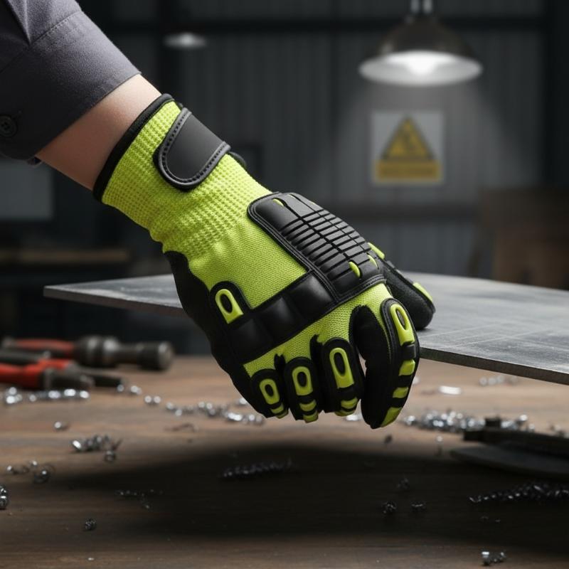 Work Glove Impact - Kesilmeye Dayanıklı Güvenlik İş Eldiveni Titreşim