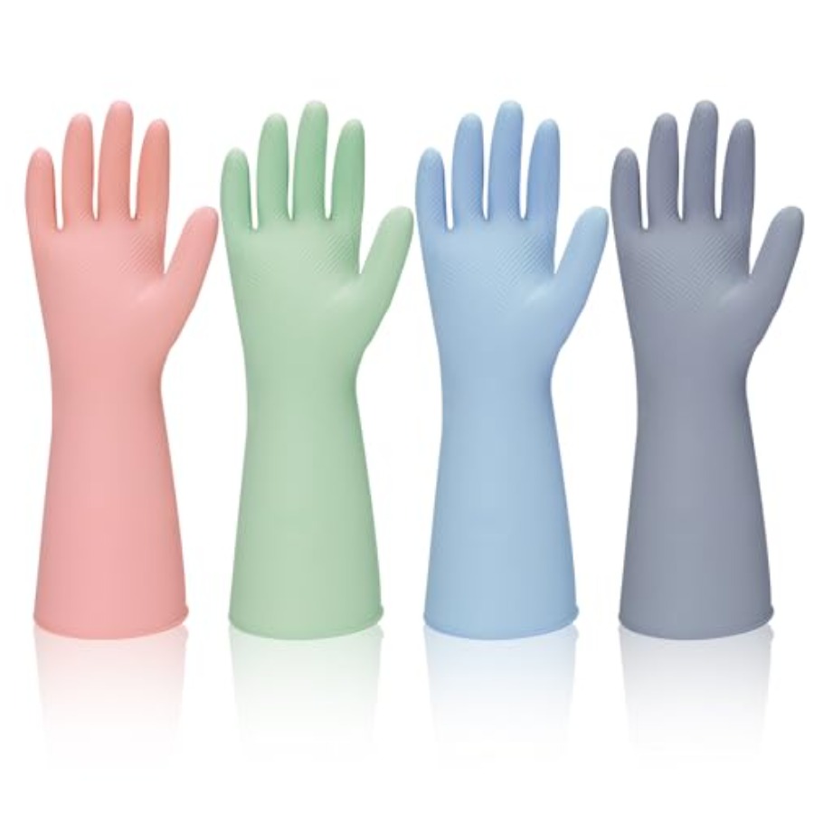 Rubber Glove Cleaning - Kauçuk Mutfak Bulaşık Eldivenleri - 4