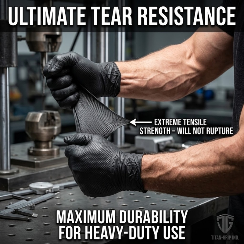 Ağır Hizmet Tipi Siyah Endüstr - Nitrile Mechanic Glove incelemesi ve fiyatı