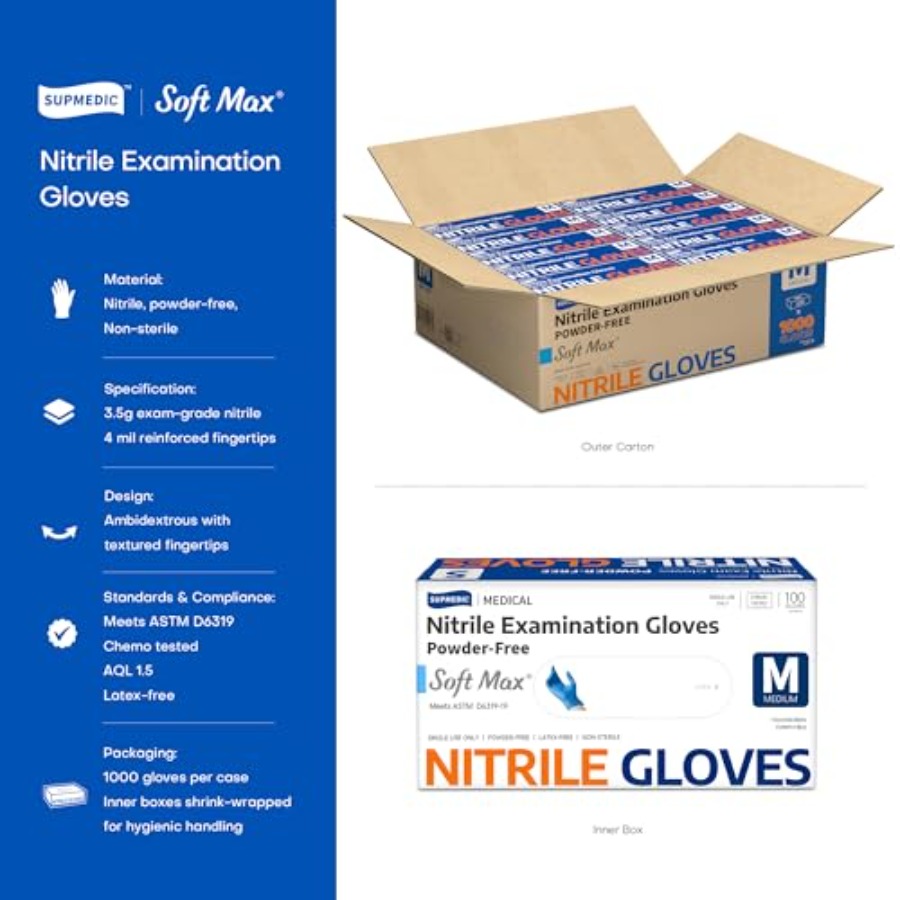 Tıbbi Yumuşak Malzeme ™   Nitr - Exam Glove Nitrile incelemesi ve fiyatı