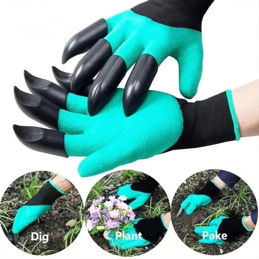 1 çift bahçe eldiveni pençeli  - Gardening Glove Waterproof incelemesi ve fiyatı