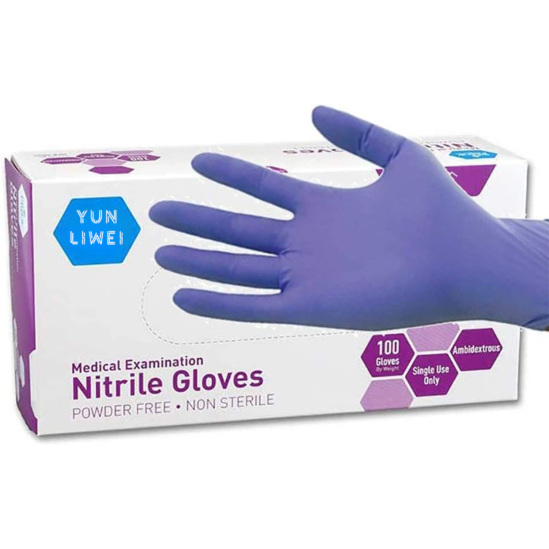 Yumuşak Mor Nitril Eldivenler  - Exam Glove Nitrile incelemesi ve fiyatı