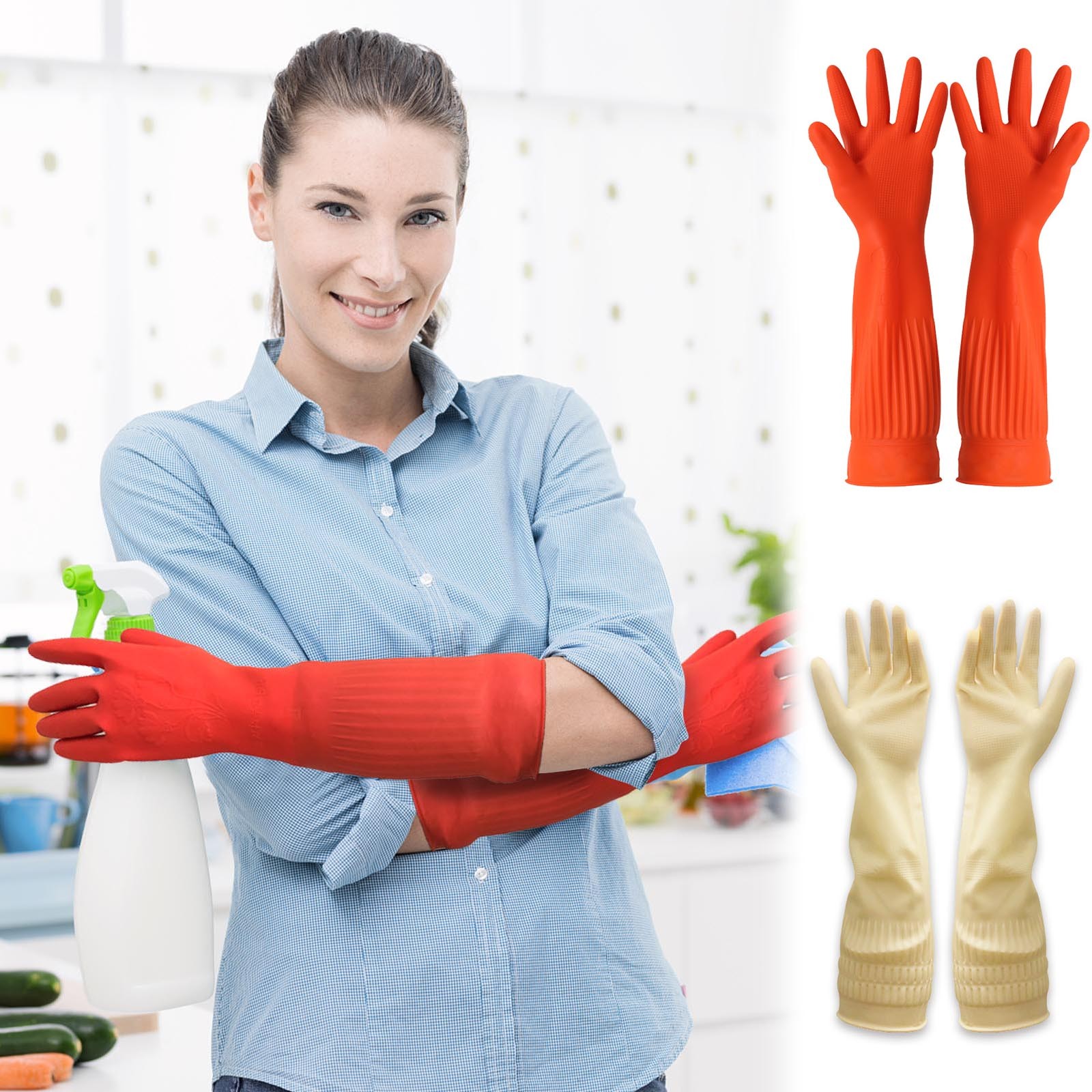 1 çift Esnek Rahat Kauçuk Temi - Dish Glove Rubber incelemesi ve fiyatı