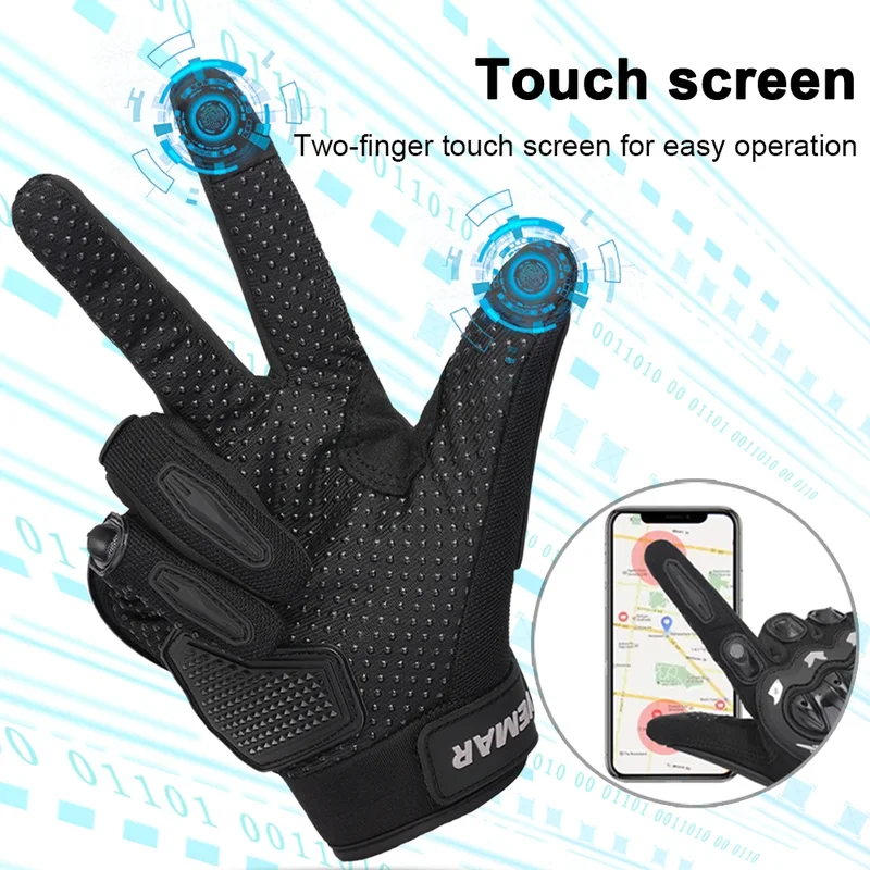 Dokunmatik Tam Parmaklı Motosi - Motorcycle Glove Knuckle incelemesi ve fiyatı