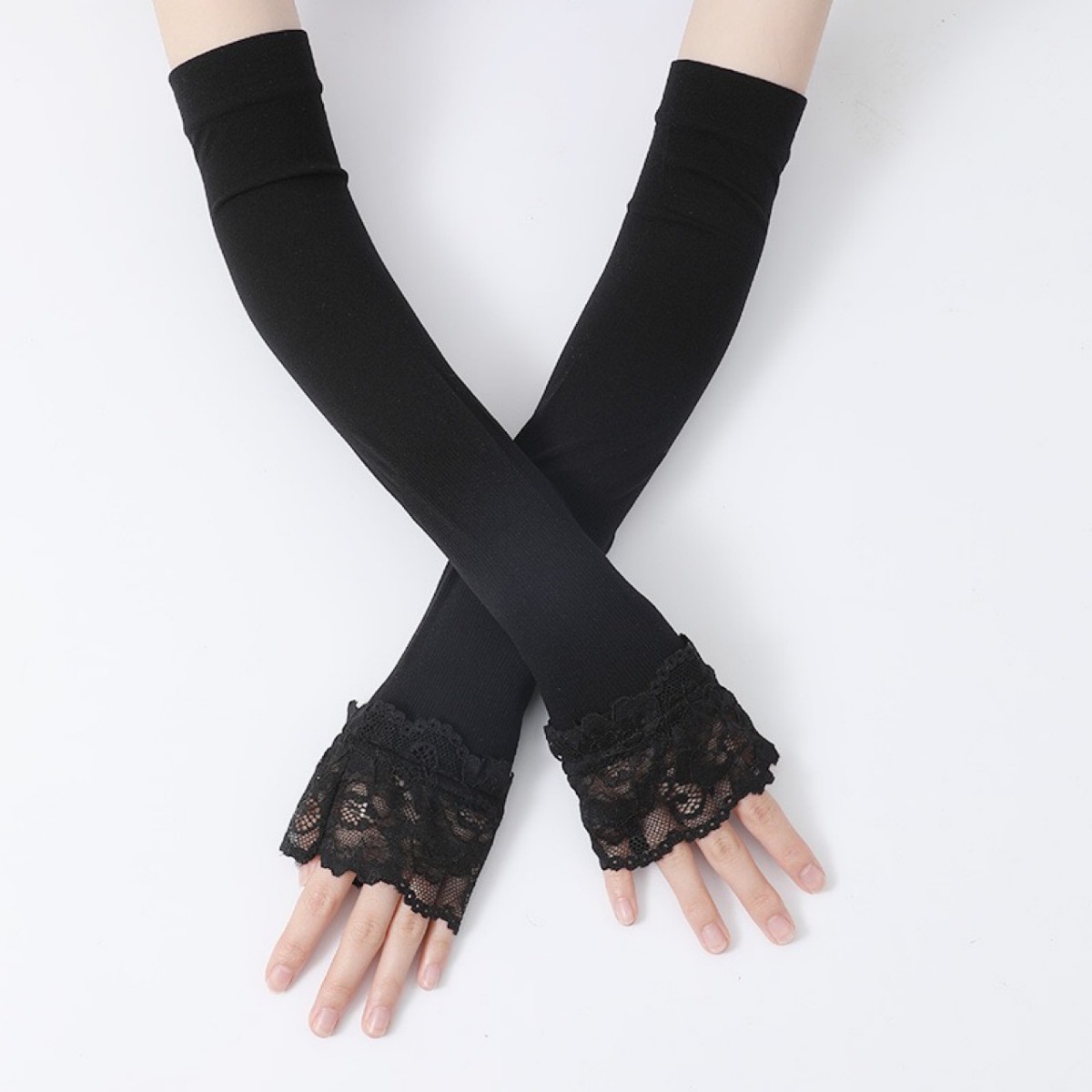 Kadınlar İçin Uzun Elastik Kol - Fingerless Glove Knit incelemesi ve fiyatı