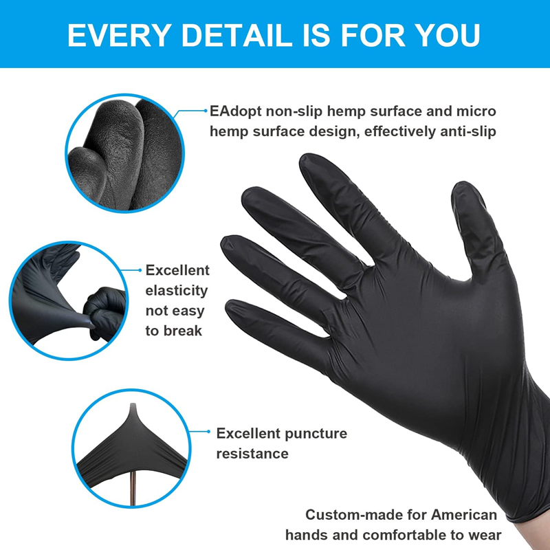 Tek kullanımlık nitril su geçi - Latex Disposable Glove incelemesi ve fiyatı