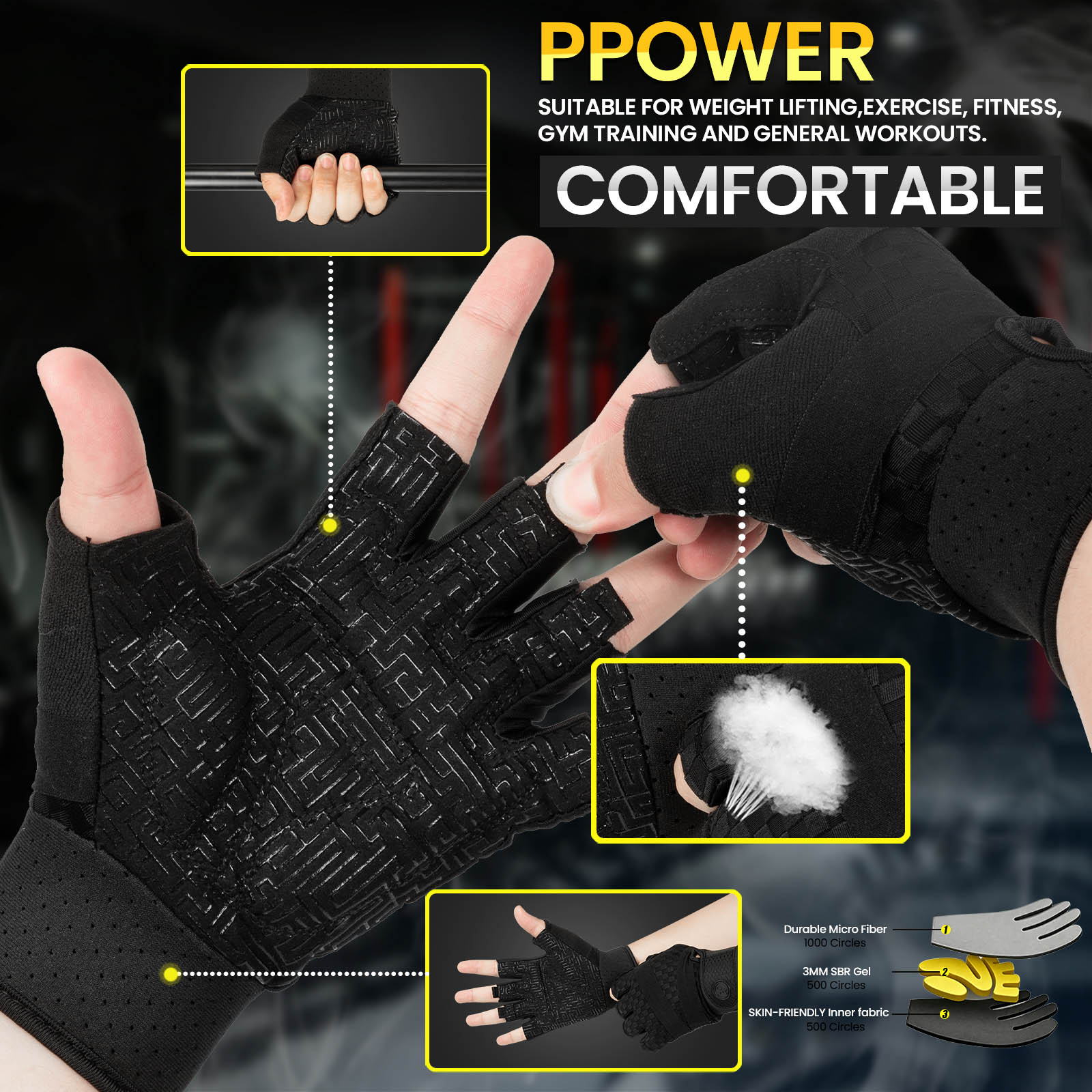 Erkekler için Spor Eldivenleri - Workout Glove Gym incelemesi ve fiyatı