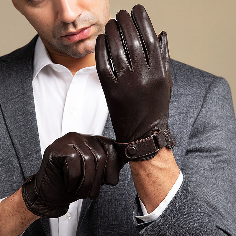 2024 erkek Koyun Derisi Deri E - Leather Driving Glove incelemesi ve fiyatı