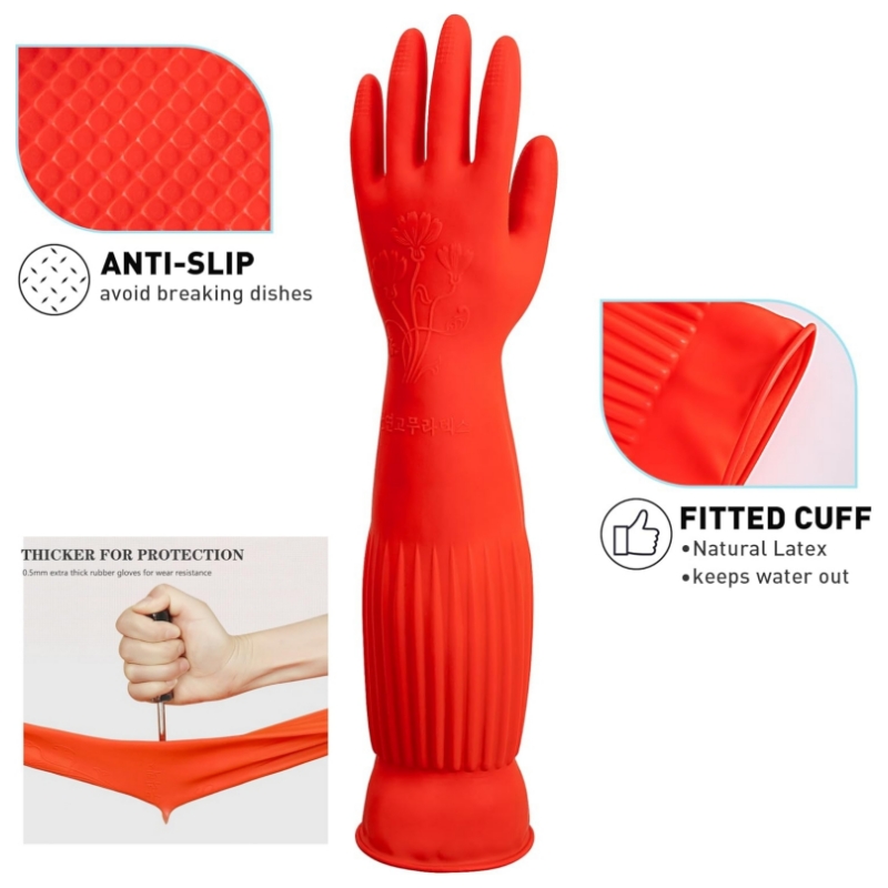 45CM Ekstra Uzun Kauçuk Temizl - Dish Glove Rubber incelemesi ve fiyatı