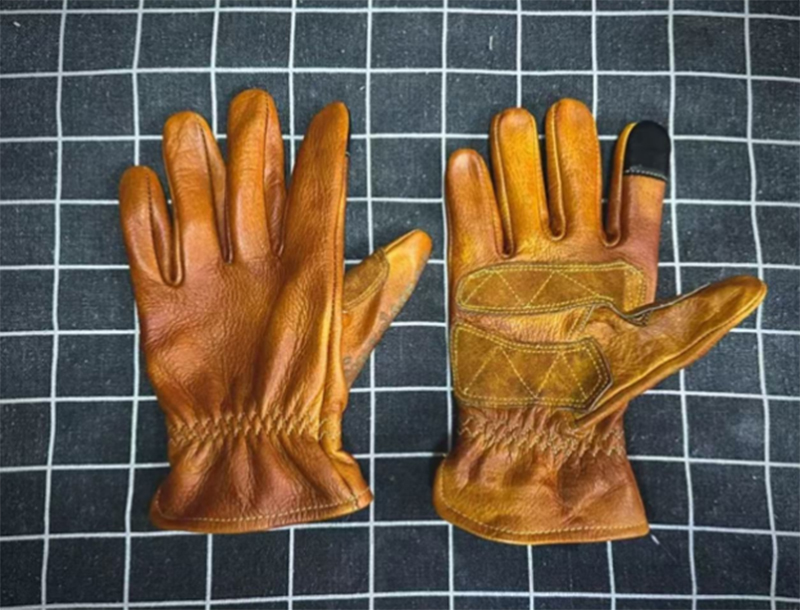 El yapımı Hakiki Deri Retro mo - Motorcycle Glove Knuckle incelemesi ve fiyatı