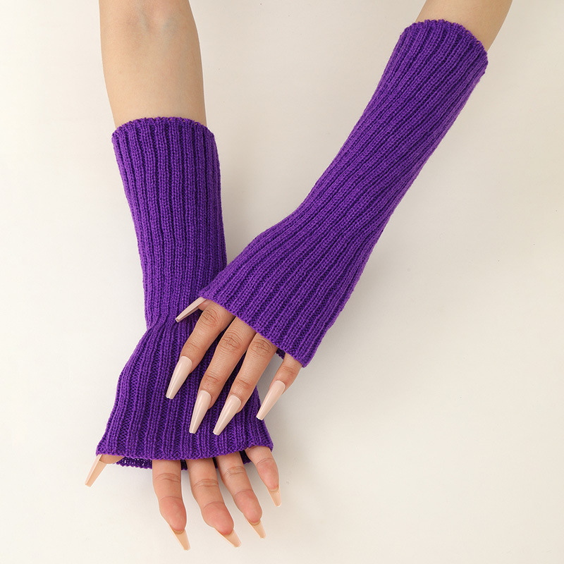 Kızlar Renkli Sıcak Örme Kol K - Fingerless Glove Knit incelemesi ve fiyatı