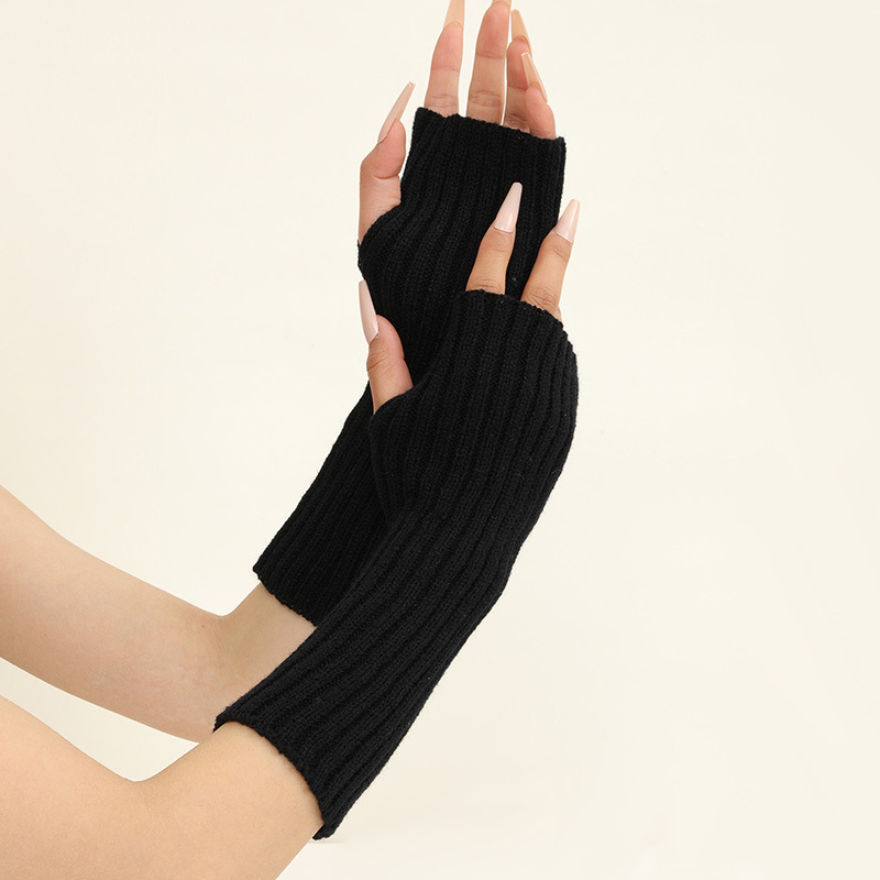 Kızlar Renkli Sıcak Örme Kol K - Fingerless Glove Knit incelemesi ve fiyatı