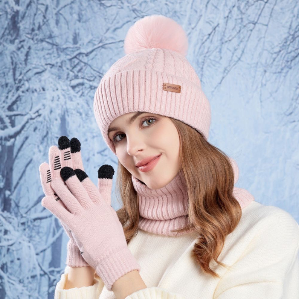 3'lü Sade Düz Renk Şapka Atkı  - Wool Glove Lined incelemesi ve fiyatı