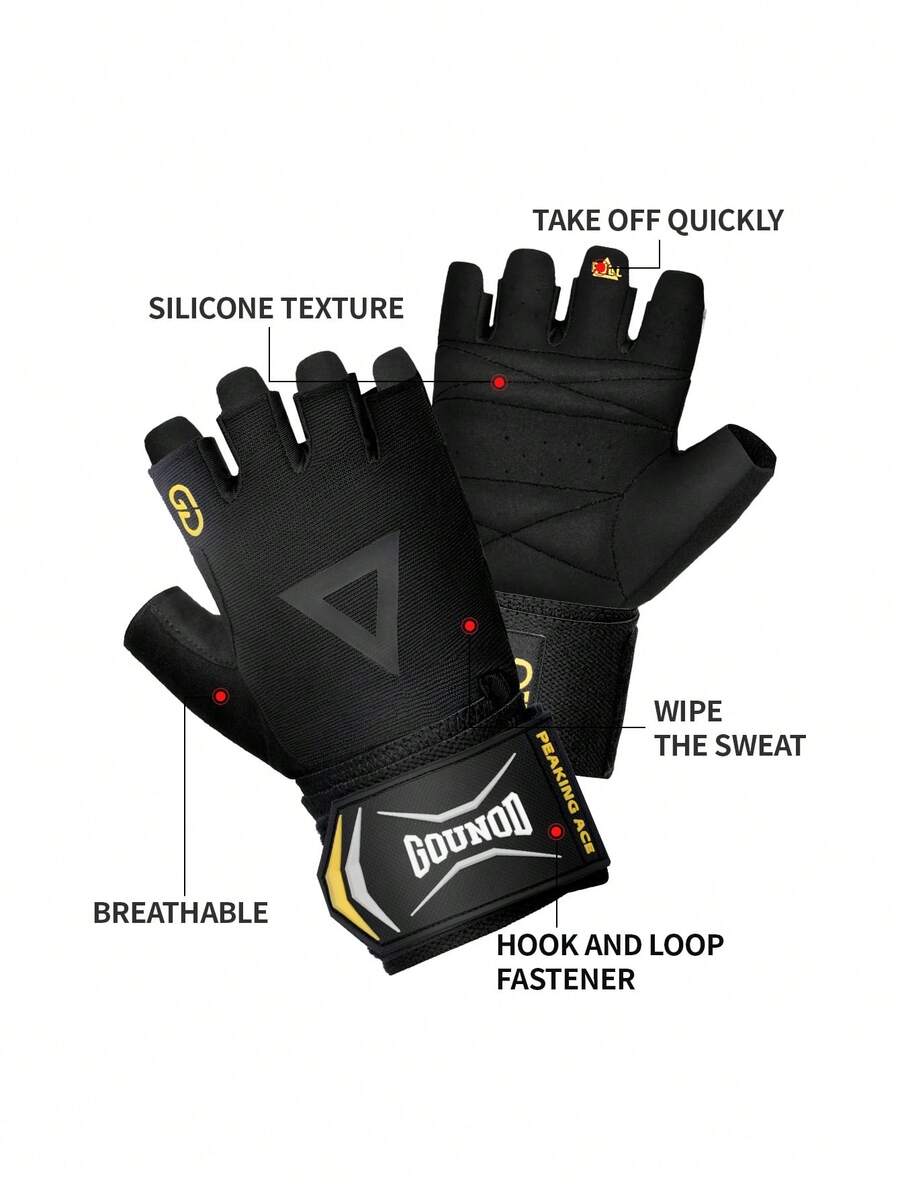 1 Çift GOUNOD Ağır Siklet Spor - Workout Glove Gym incelemesi ve fiyatı