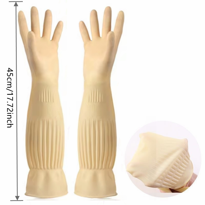 Uzun Yeniden Kullanılabilir Ka - Dish Glove Rubber incelemesi ve fiyatı