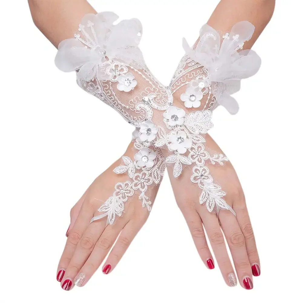 Kristal Kadın Düğün Eldivenler - Fingerless Glove Knit incelemesi ve fiyatı
