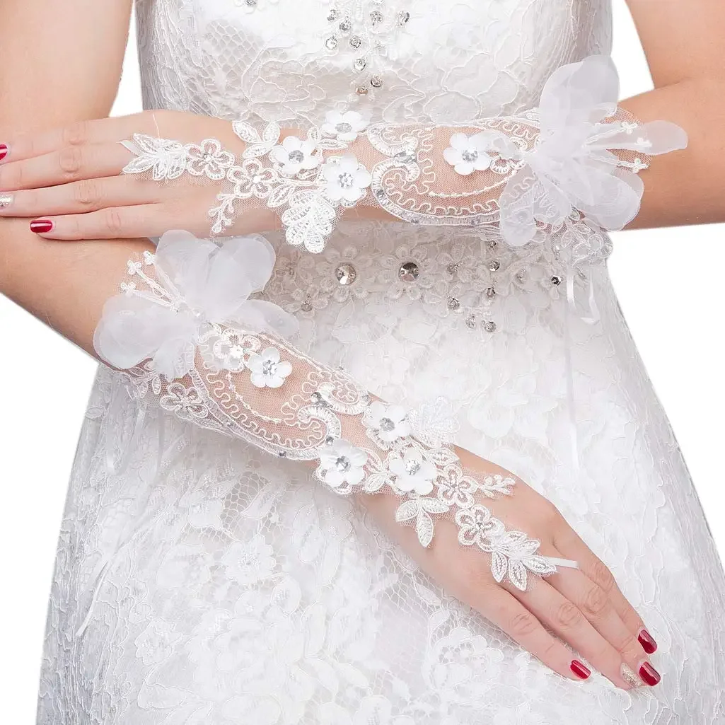 Kristal Kadın Düğün Eldivenler - Fingerless Glove Knit incelemesi ve fiyatı