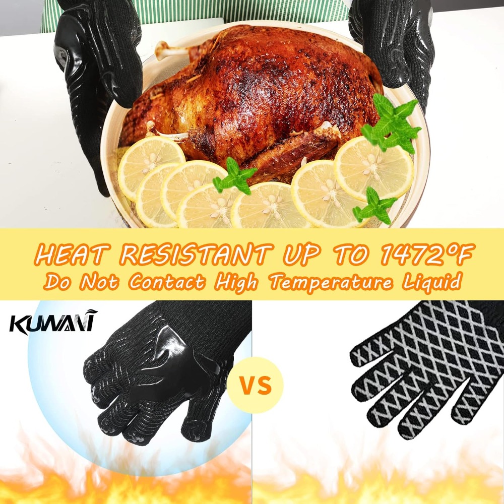 Barbekü Eldivenleri, 1472 ° F  - Heat Resistant Glove incelemesi ve fiyatı